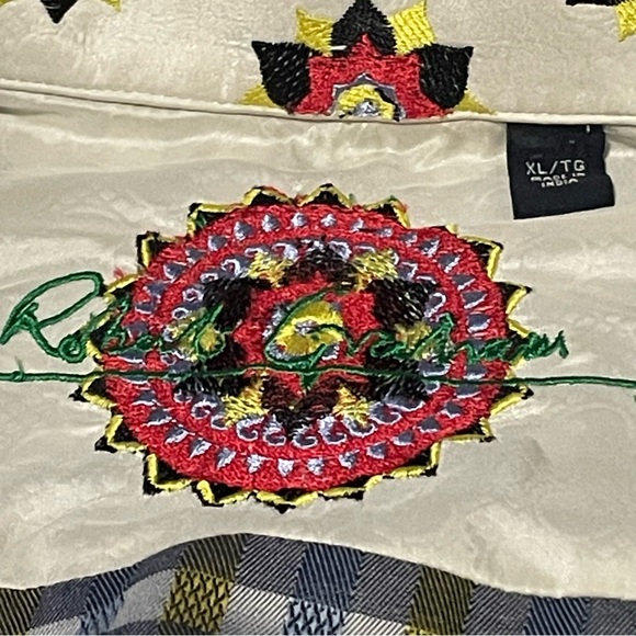 Robert Graham knowledge wisdom truth long sleeve size XL blue and gold - Picture 9 of 13